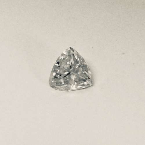 SALE! 1.88ct White Trillion Moissanite - Stunning Sparkle