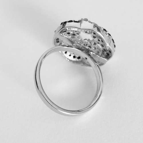 UNIQUE NATURAL RAW DIAMOND RING - SWIRL