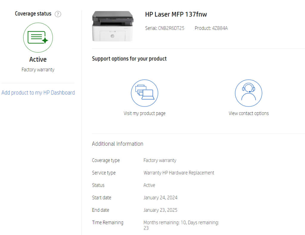 HP Laser Mono 137fnw Multi Function Printer