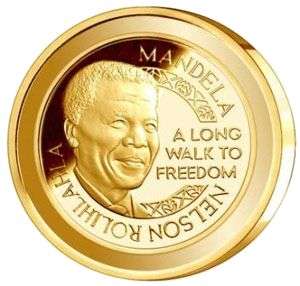 Mandela 1/2 Oz Mint Mark Medallion 2010