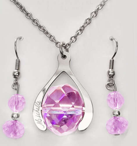 ROSE QUARTZ- FREE ENGRAVING