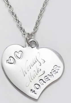 Forever Heart Pendant  -PLUS FREE ENGRAVING