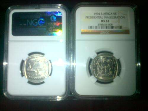 Mandela birthday 2008 MS 63 NGC Graded