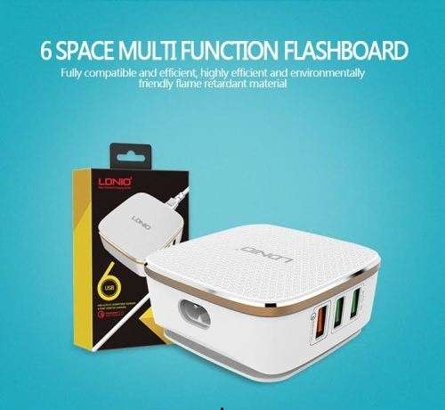 LDNIO 6 USB port Fast Charging Station