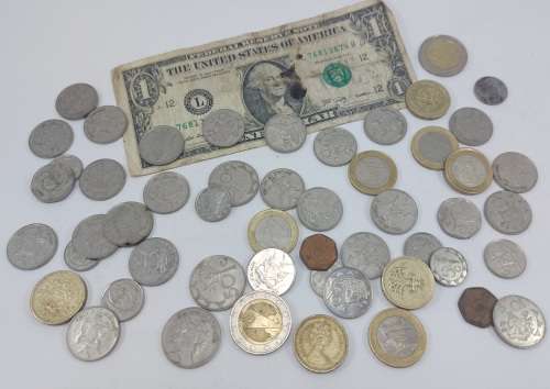 Mixed International Coins Lot