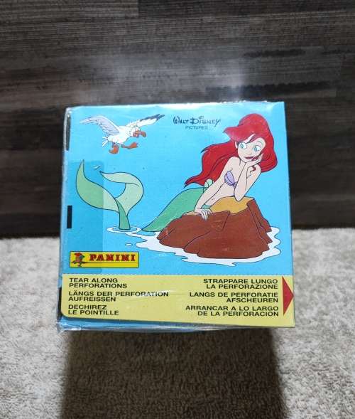 1990 Panini Disney`s Little Mermaid Collectible Stickers(Factory Sealed Box)