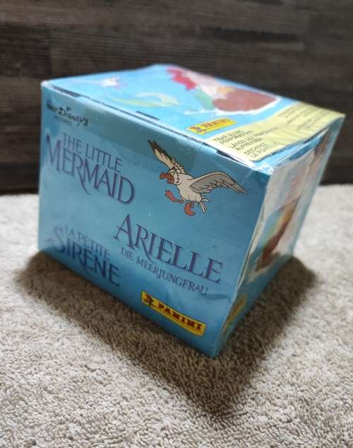 1990 Panini Disney`s Little Mermaid Collectible Stickers(Factory Sealed Box)