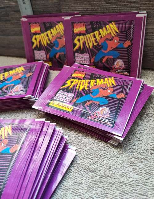 1998 Panini Marvel`s Spiderman Collectible Stickers(Factory Sealed)