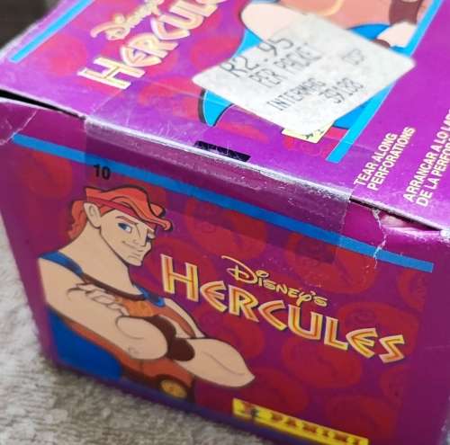 1996 Panini Disney`s Hercules Collectible Stickers(Factory Sealed)