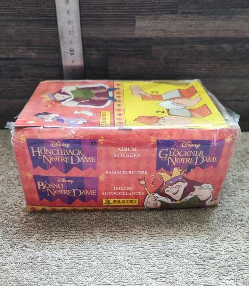 1996 Panini Disney`s The Hunchback of Notre Dame Collectible Stickers(Factory Sealed Box)