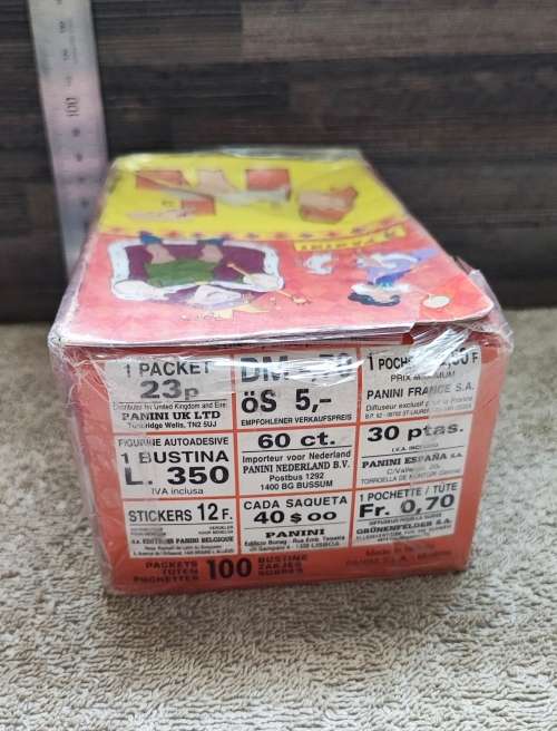 1996 Panini Disney`s The Hunchback of Notre Dame Collectible Stickers(Factory Sealed Box)