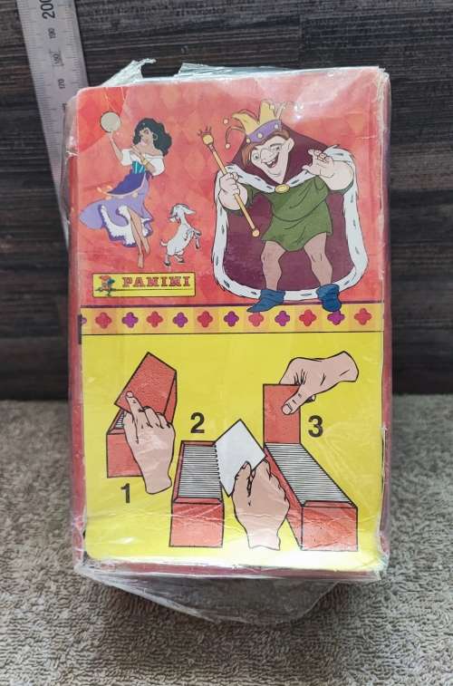 1996 Panini Disney`s The Hunchback of Notre Dame Collectible Stickers(Factory Sealed Box)