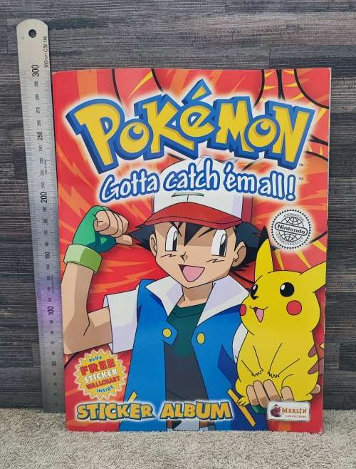 1999 Merlin`s by Topps Pokémon Sticker Album