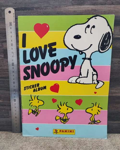 1986 Panini I Love Snoopy Sticker Album