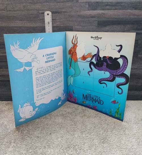 1990 Panini Disney`s Little Mermaid Sticker Album & Collectible Stickers
