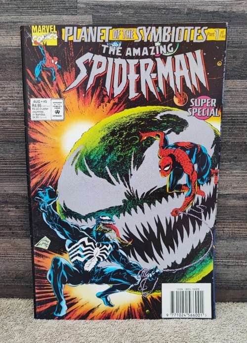 1995 Marvel Spiderman Comic Book Collection Planet of the Symbiotes Part 1 - 5