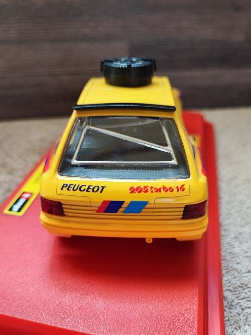 Vintage Bburago Renault Peugeot 205 Turbo Die Cast Model
