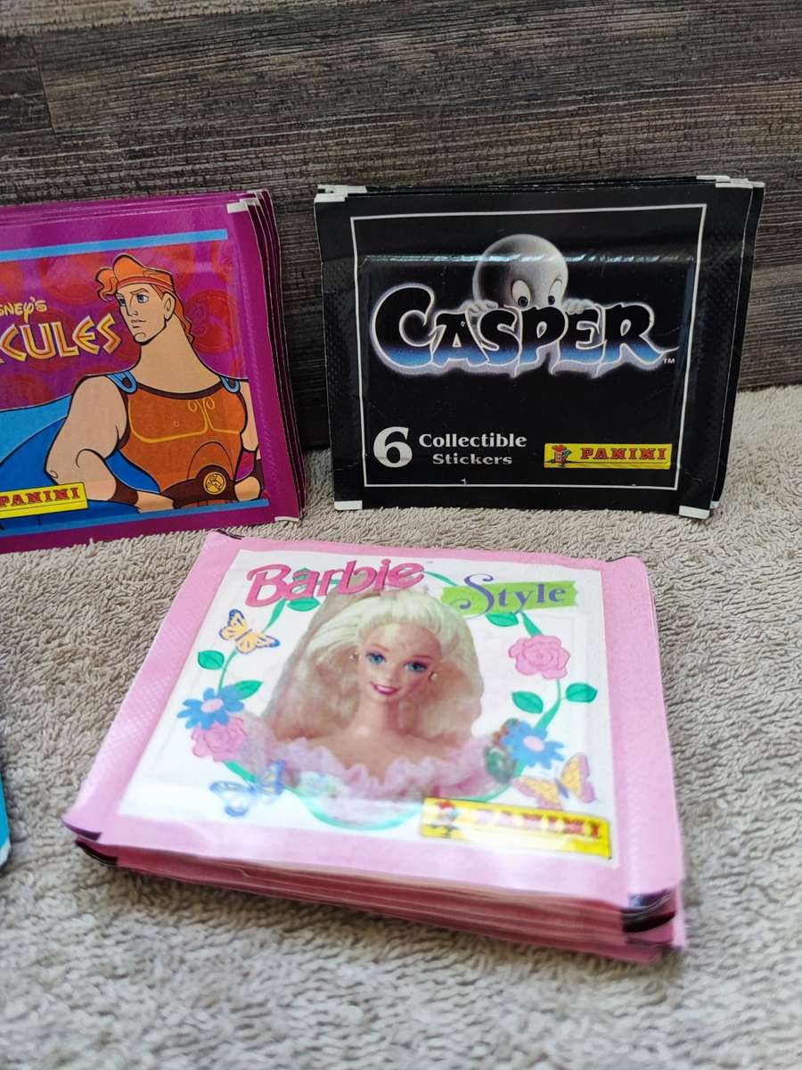 Vintage Panini Collectible Stickers
