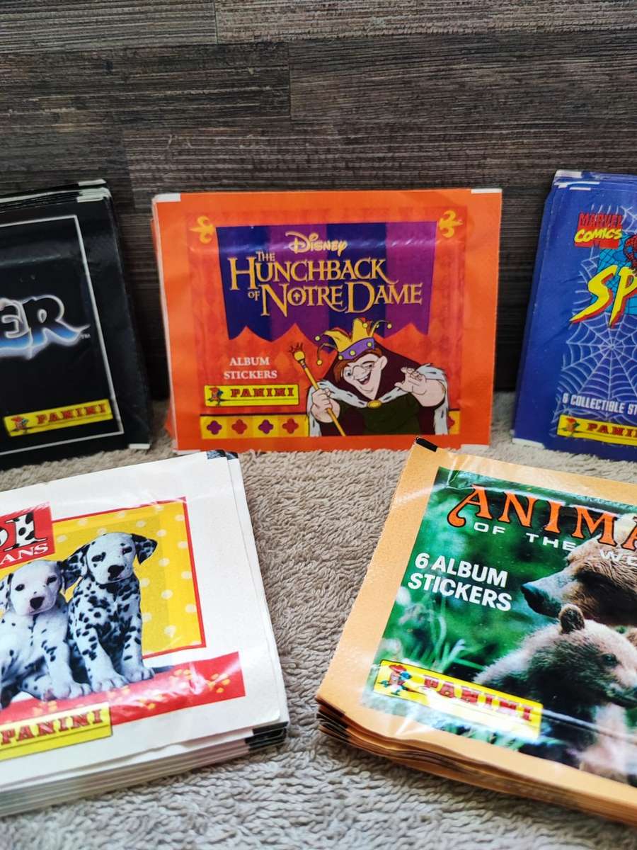 Vintage Panini Collectible Stickers