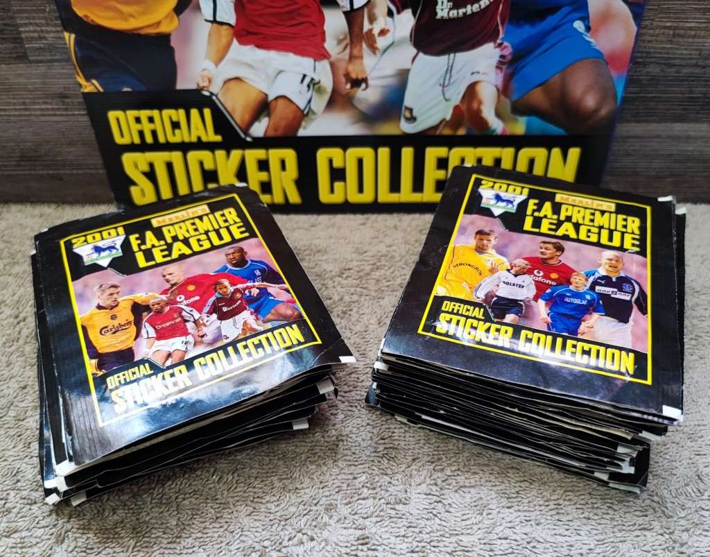 2001 Merlin`s by Topps F.A. Premier League Soccer Sticker Album & Collectible Stickers