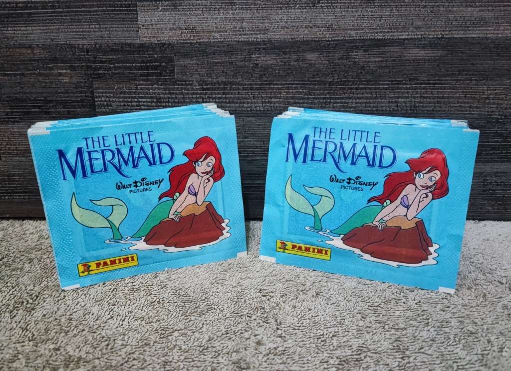 1990 Panini Disney`s Little Mermaid Collectible Stickers