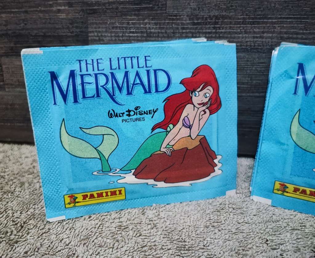1990 Panini Disney`s Little Mermaid Collectible Stickers