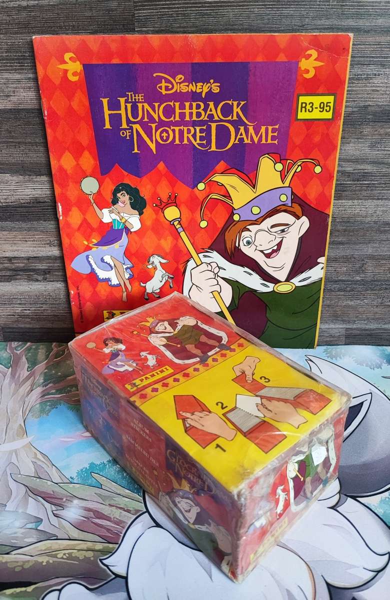 1996 Panini Disney`s The Hunchback of Notre Dame Sticker Album & Collectible Stickers