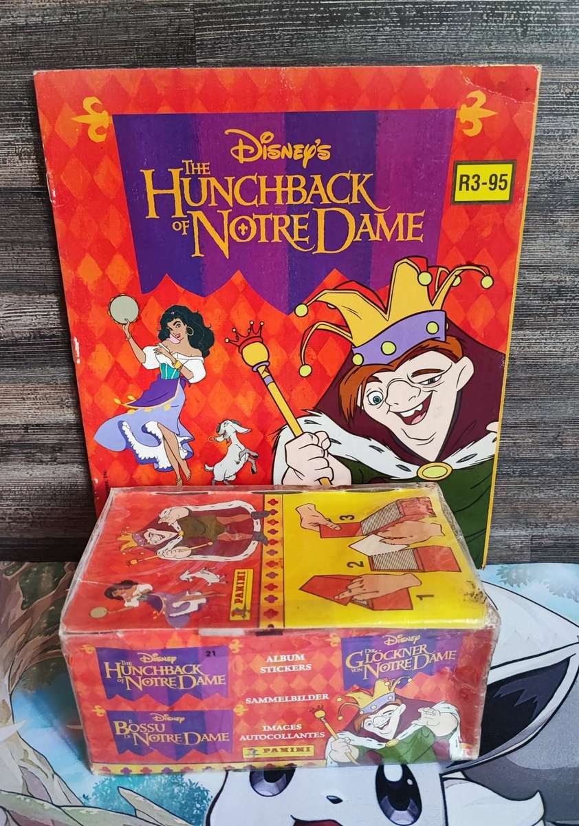 1996 Panini Disney`s The Hunchback of Notre Dame Sticker Album & Collectible Stickers