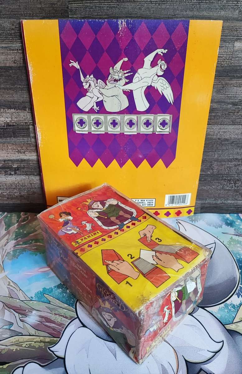 1996 Panini Disney`s The Hunchback of Notre Dame Sticker Album & Collectible Stickers