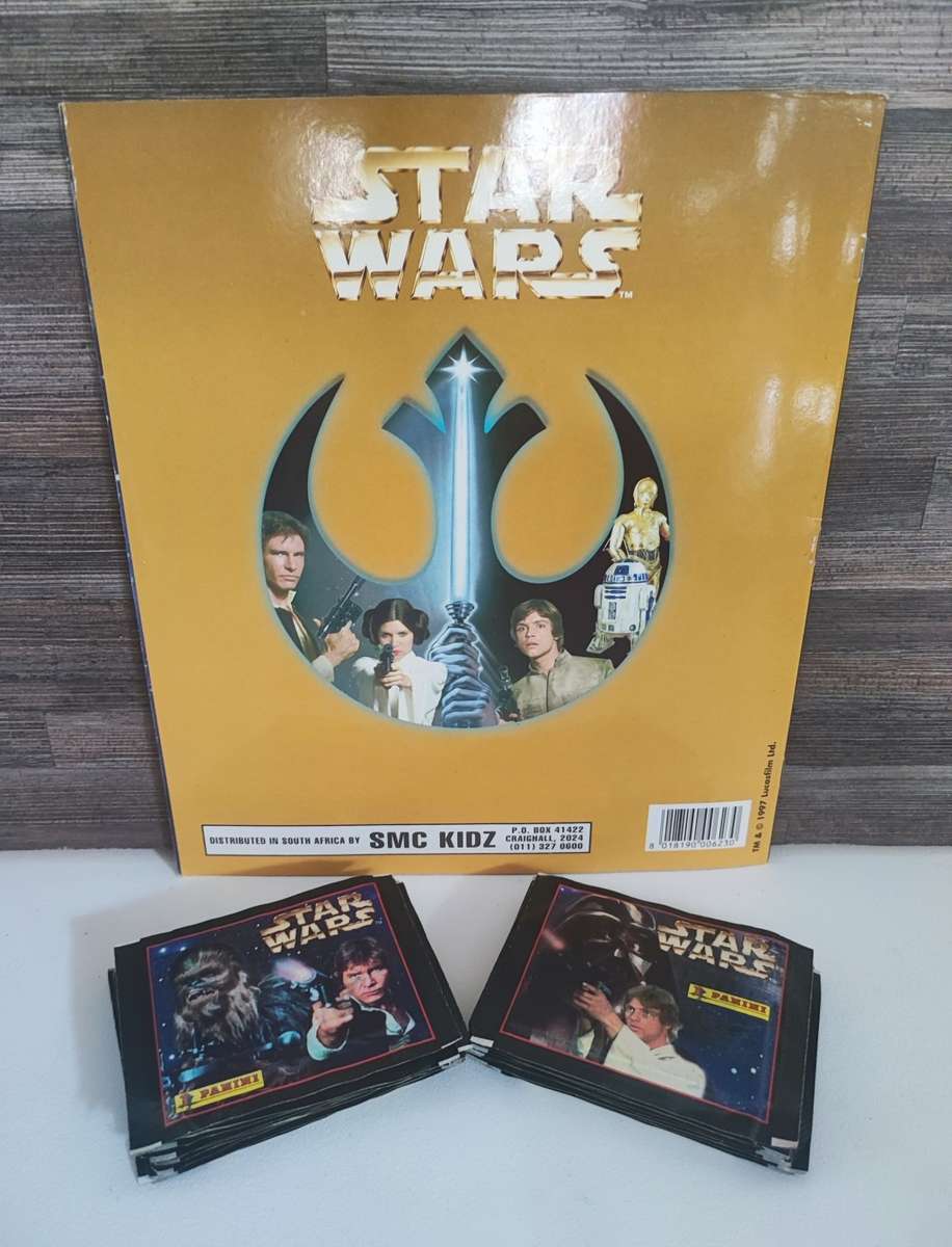 1996 Panini Star Wars Sticker Album & Collectible Stickers