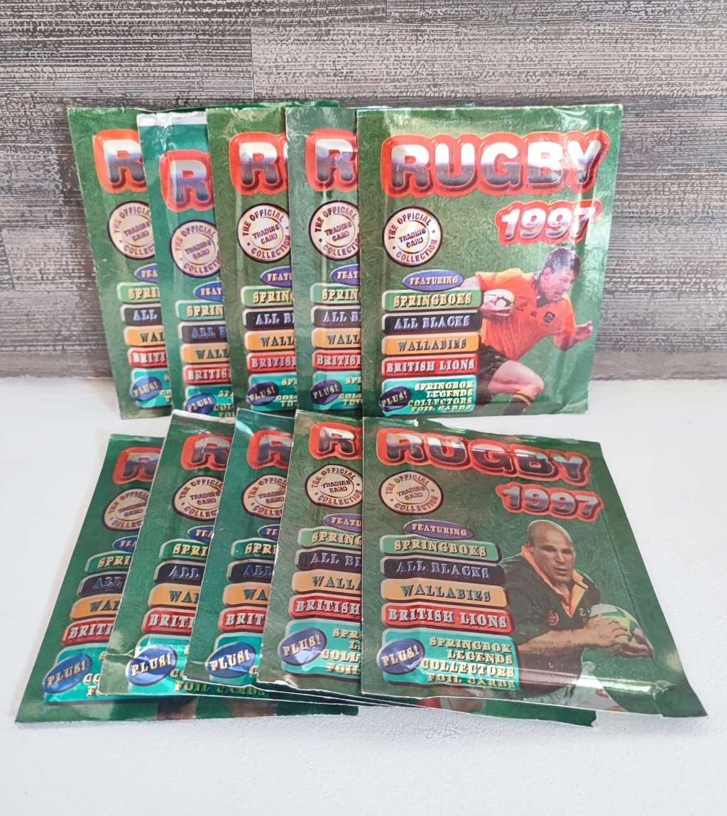 Vintage 1997 Panini Rugby Collectible Cards(Packet Bundle)