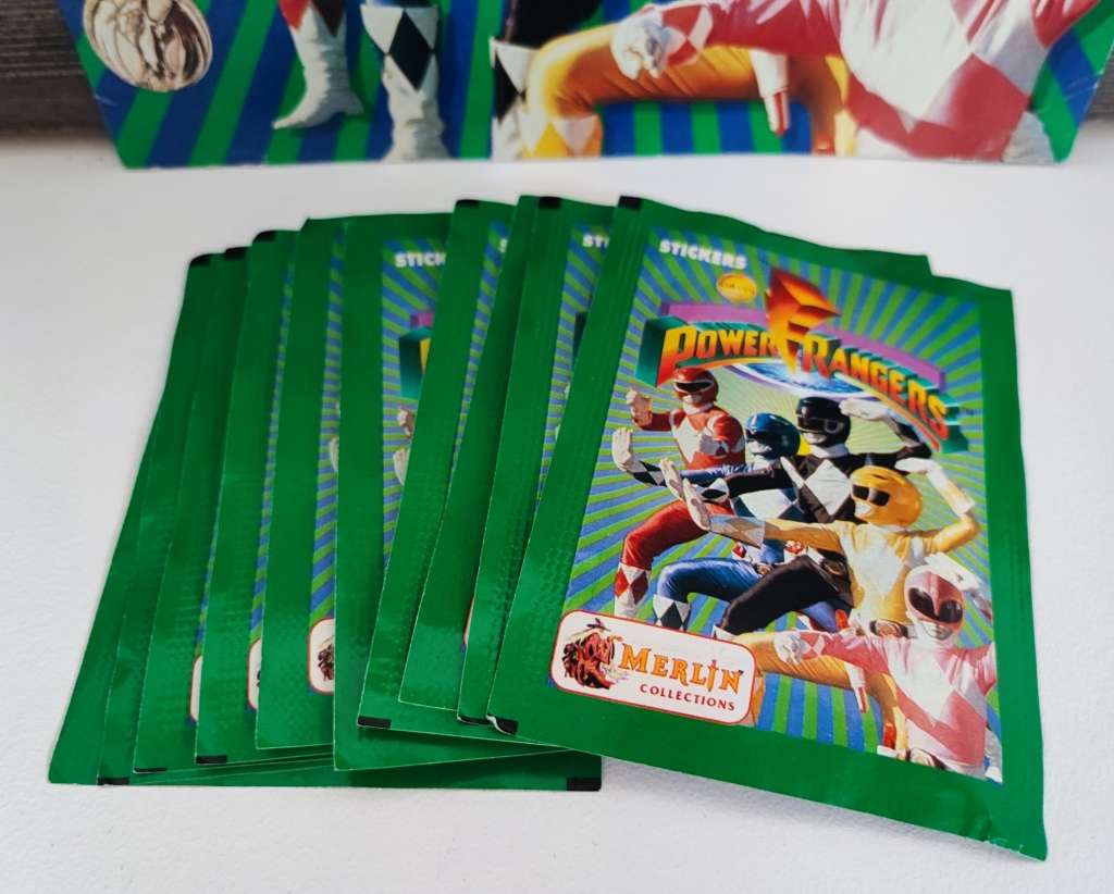 Vintage 1994 Topps Power Rangers Sticker Album & Collectible Stickers(Last One available)