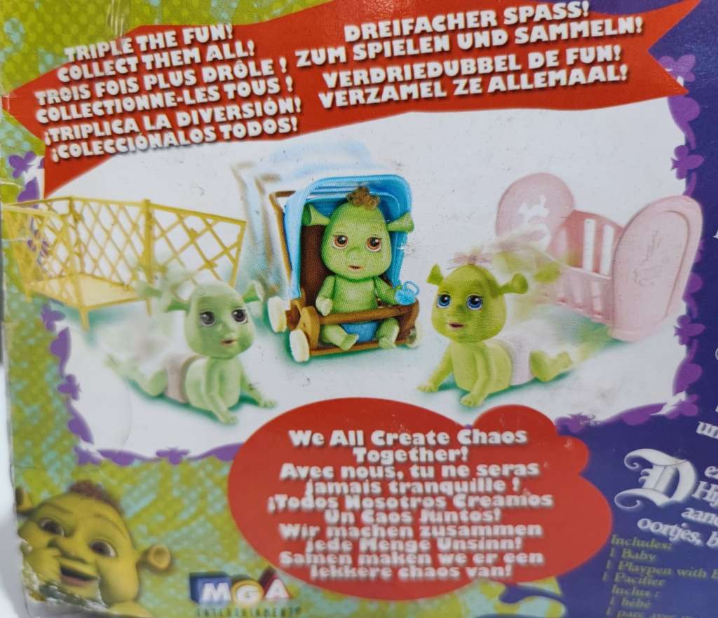 2007 Shrek Out Of Control Triplets Playpen