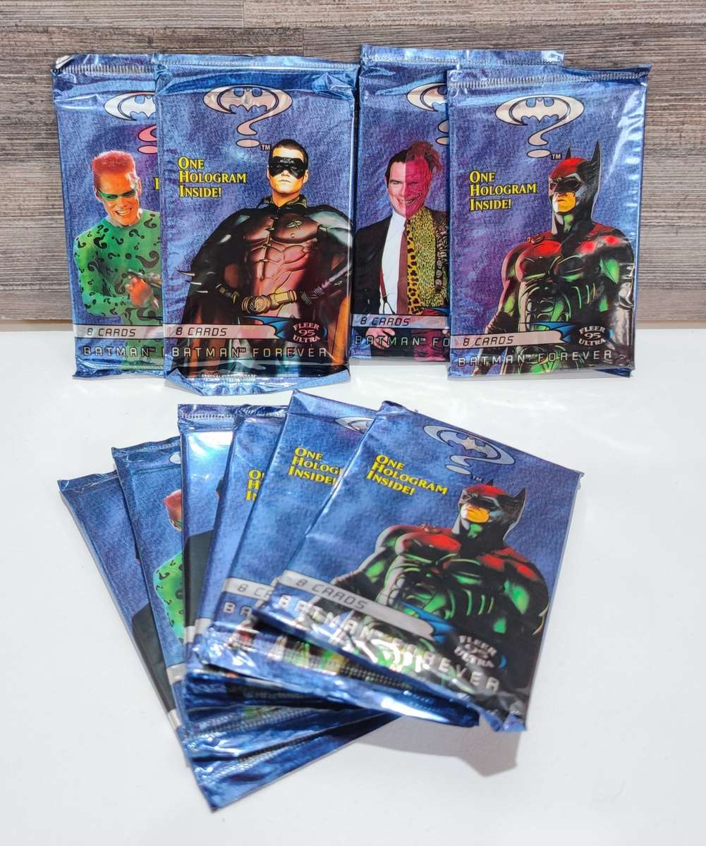 1995 Fleer Batman Forever Trading Cards(Bid per packet)