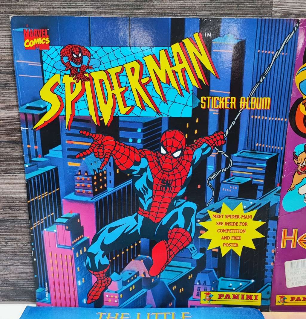 Vintage Panini Mixed Sticker Albums