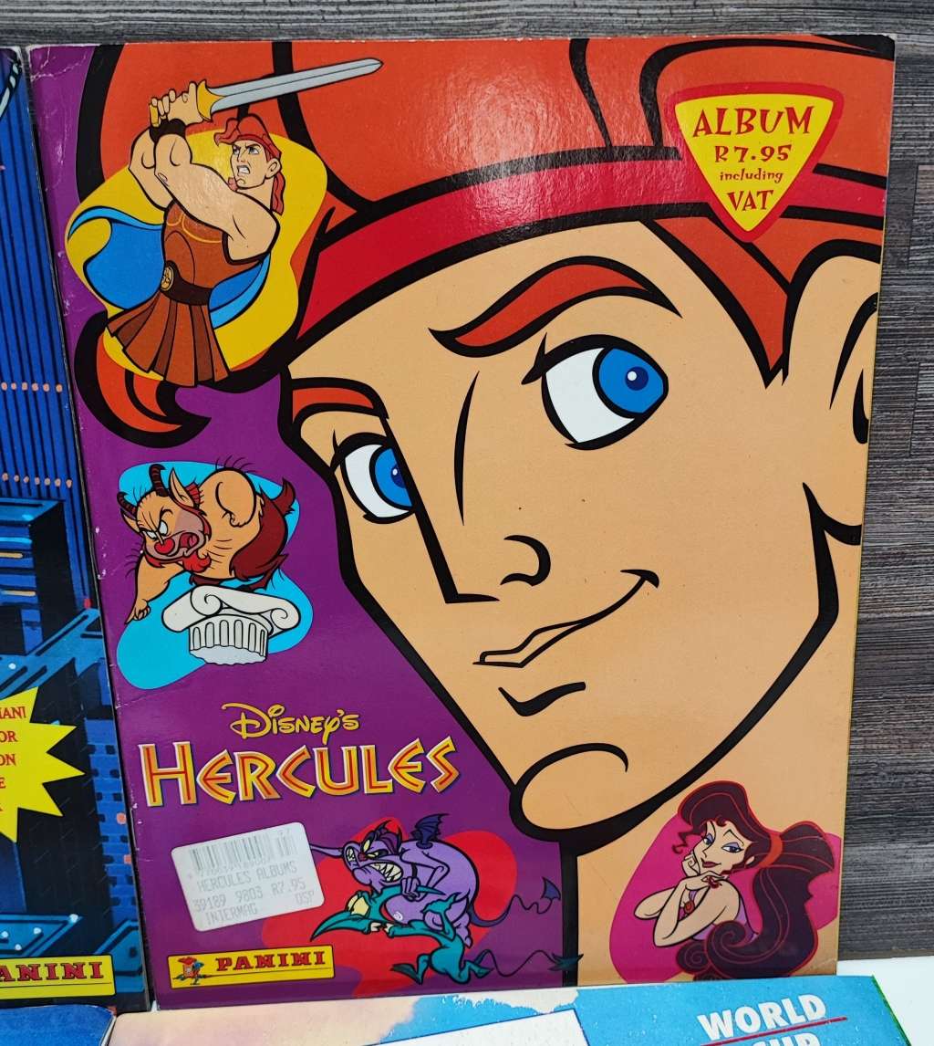 Vintage Panini Mixed Sticker Albums