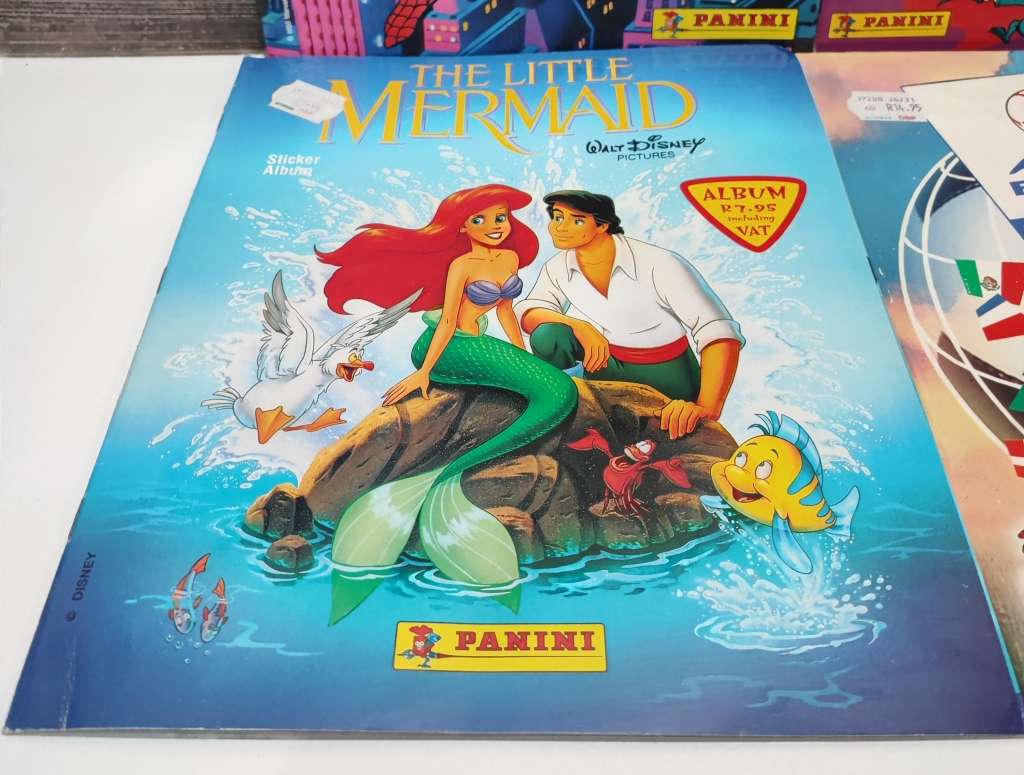 Vintage Panini Mixed Sticker Albums