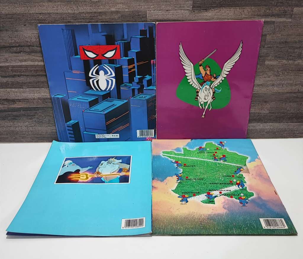 Vintage Panini Mixed Sticker Albums