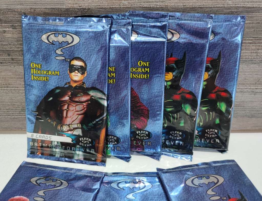 1995 Fleer Batman Forever Trading Cards(Bid per packet)