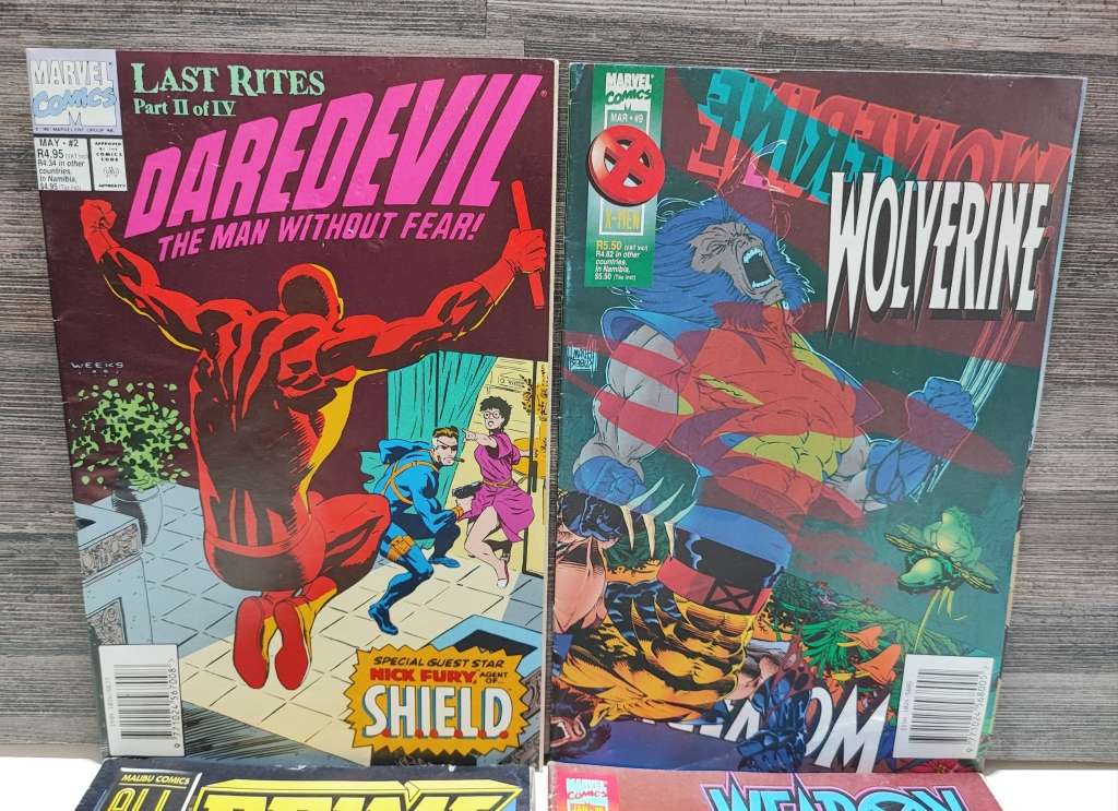 Vintage 1995/1996 Marvel Comic Book Collection 2