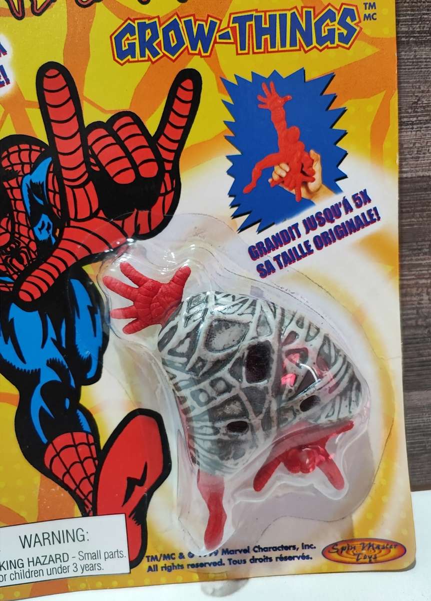 Vintage 1999 Spin Master Spiderman Grow Things