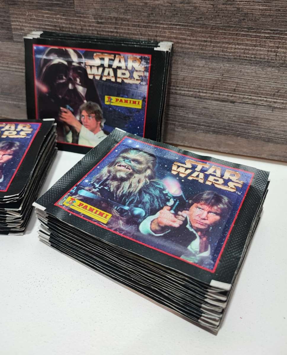 Vintage 1996 Panini Star Wars Collectible Stickers