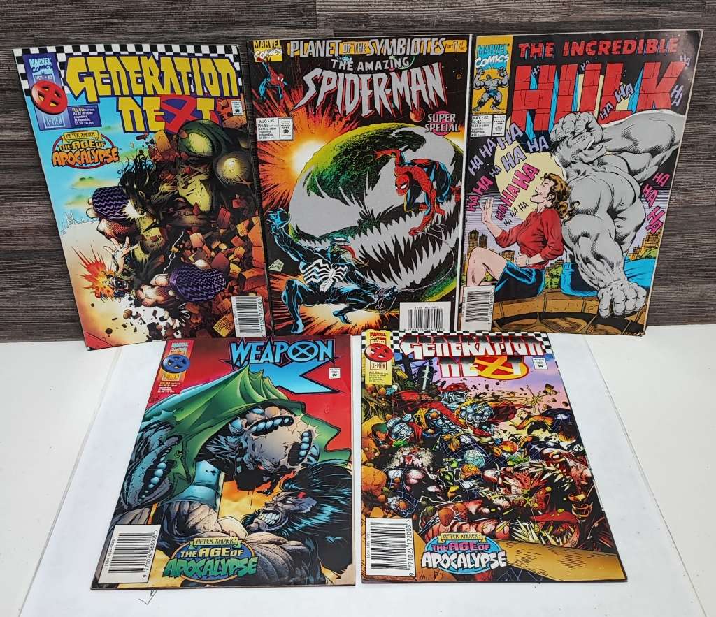 Vintage 1995/1996 Marvel Comic Book Collection 2
