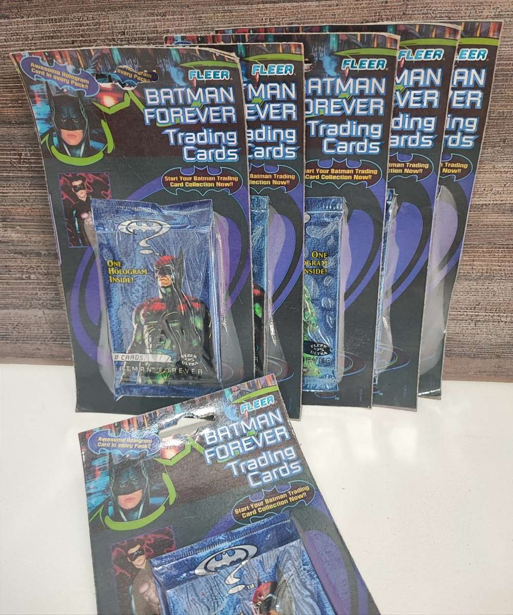 1995 Fleer Batman Forever Trading Cards(Bid per packet)