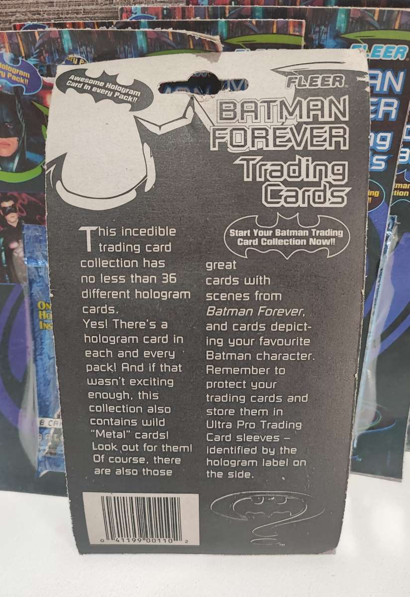 1995 Fleer Batman Forever Trading Cards(Bid per packet)