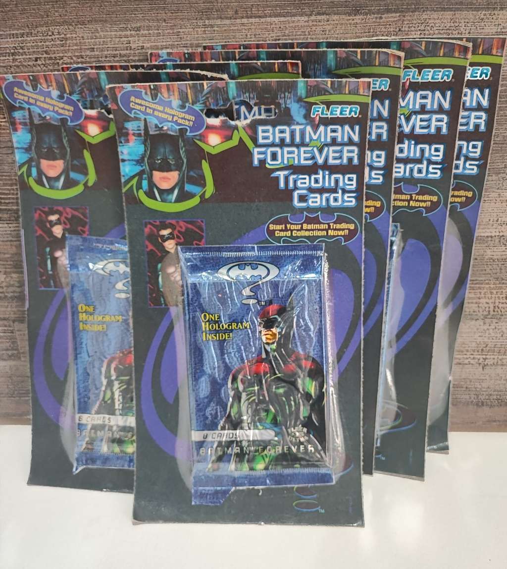 1995 Fleer Batman Forever Trading Cards(Bid per packet)