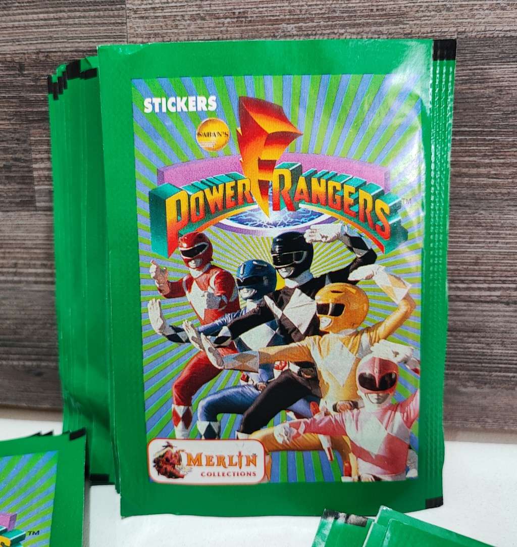 1994 Topps Power Rangers Collectible Stickers