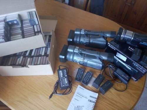 Sony 3x Video Camera Bundle