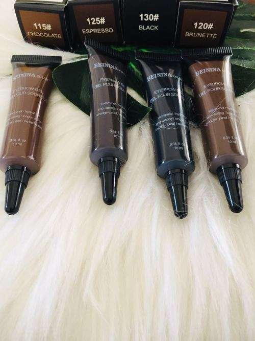 Tattoo Paint Eyebrow Gel Eyebrow Makeup Kit Waterproof Eye Brows Tint Creamy#Black