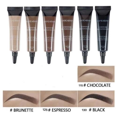 Tattoo Paint Eyebrow Gel Eyebrow Makeup Kit Waterproof Eye Brows Tint Creamy#Black
